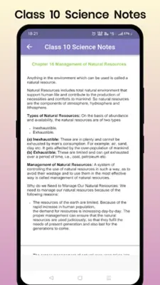 Class 10 Science Notes android App screenshot 5