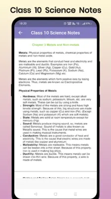 Class 10 Science Notes android App screenshot 7